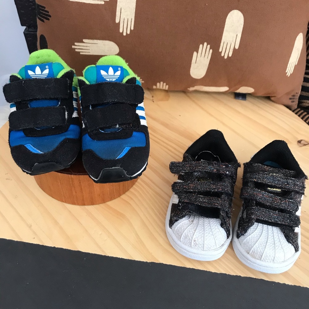 2 Toddler size 5 adidas shoes